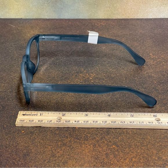 Ann Taylor Factory Designer Blue/Green Primer Women's Reading Glasses +1.50 NWOB - Picture 5 of 12